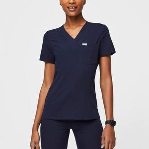 Catarina One Pocket Fig Top - Navy